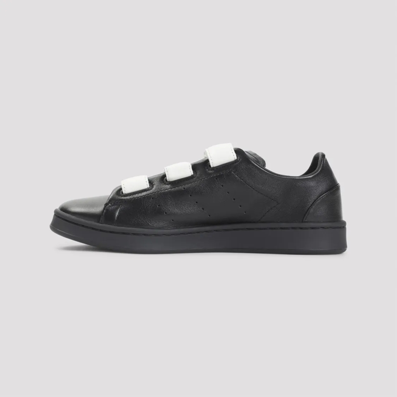 Y-3 Low-Top-Sneaker Stan Smith Velcro Black Leather Sneakers Black