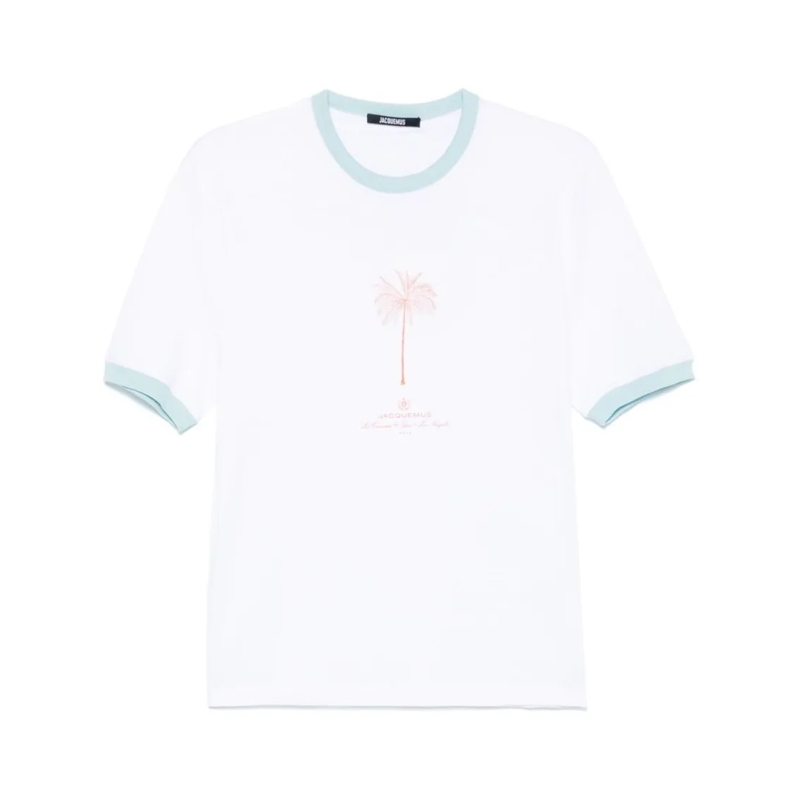 Jacquemus T-shirt White T-Shirt With Logo Print White