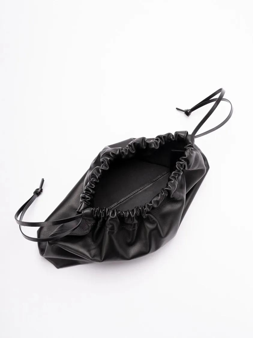 Jil Sander Hobo bags `Curve` Shoulder Bag in zwart