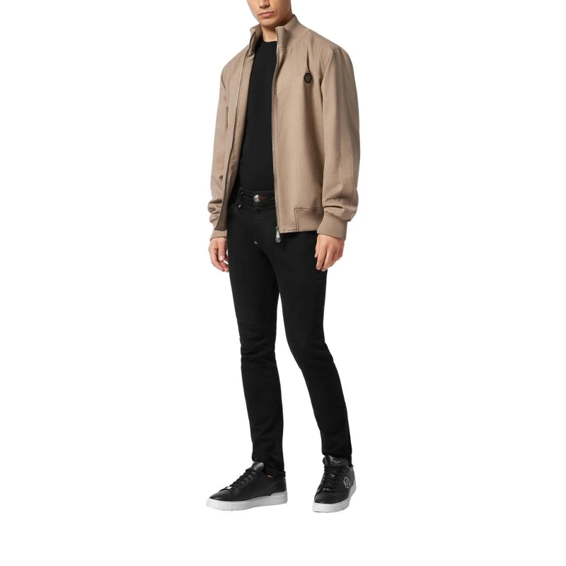 Philipp Plein Übergangsjacke Jacke beige(Image 2)