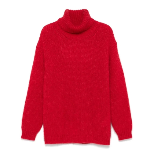 P.A.R.O.S.H. Rollkragenpullover Mohair Turtleneck Sweater Red