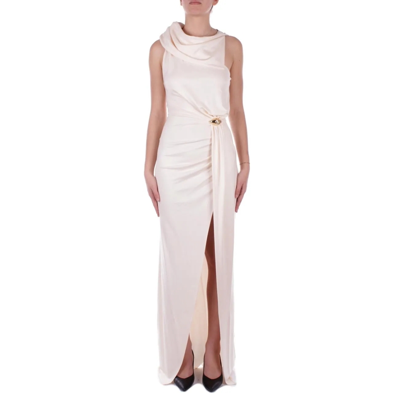 Elisabetta Franchi Robe midi Dresses Burro beige