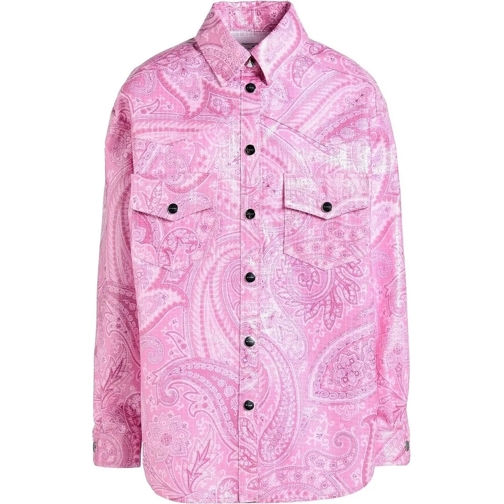 Etro Blusen Etro Nylon Printed Shirt rose