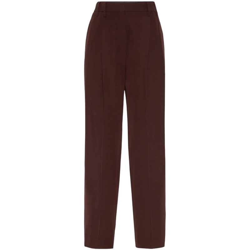Brunello Cucinelli  Trousers Bordeaux rot