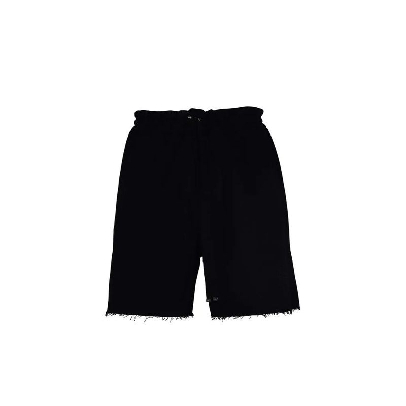 Amiri Casual Shorts Relaxed Fit Black Cotton Shorts Black
