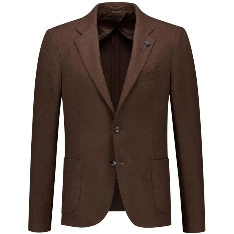 Lardini  Man Jacket Special Line Drop  Reg braun