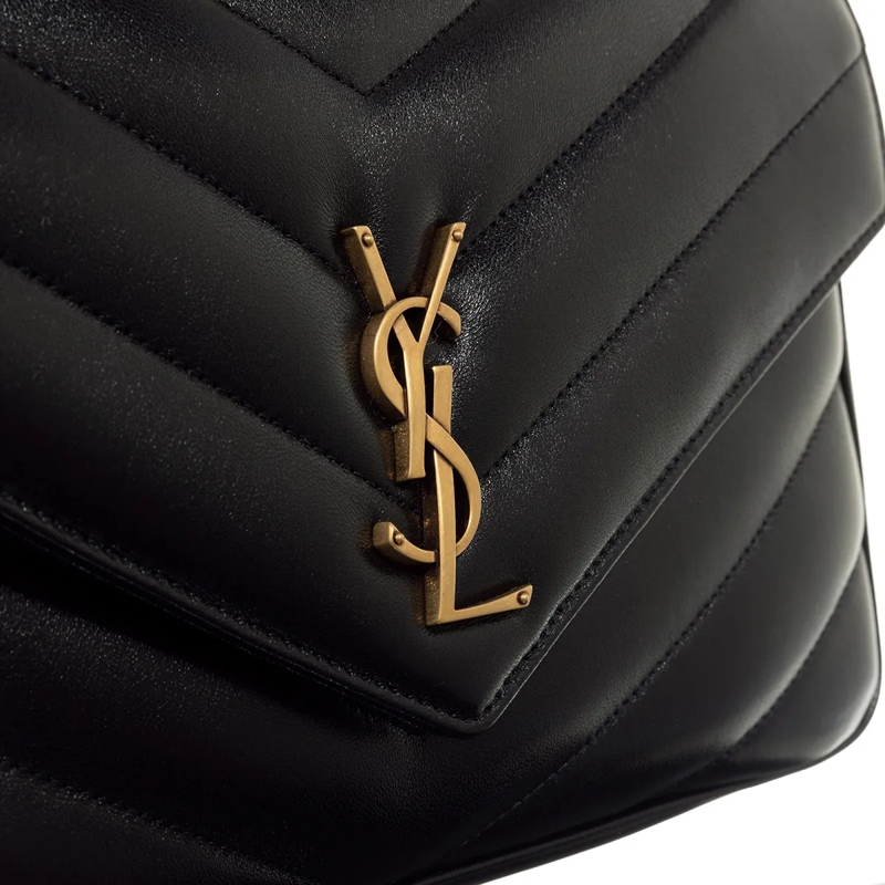 Saint Laurent Schultertasche LouLou Medium Black(Image 5)