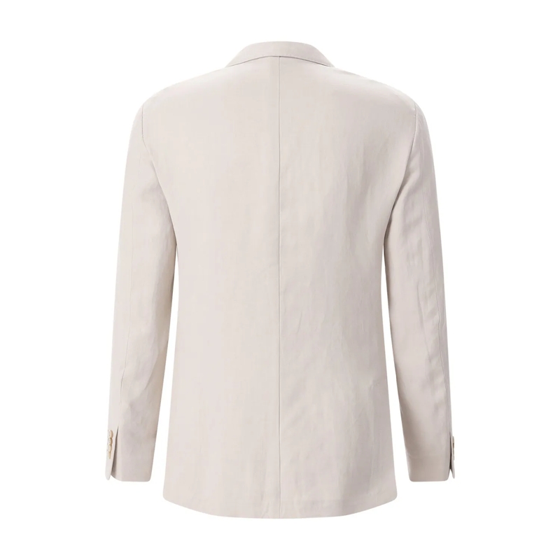 Eleventy Anzugjacke Anzugsakko aus Leinen-Mix beige(Image 8)