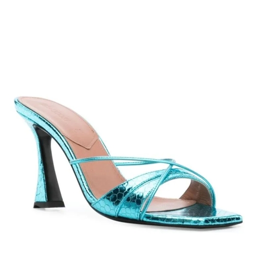 D'ACCORI Sandale Lust Mule High Heels Blue