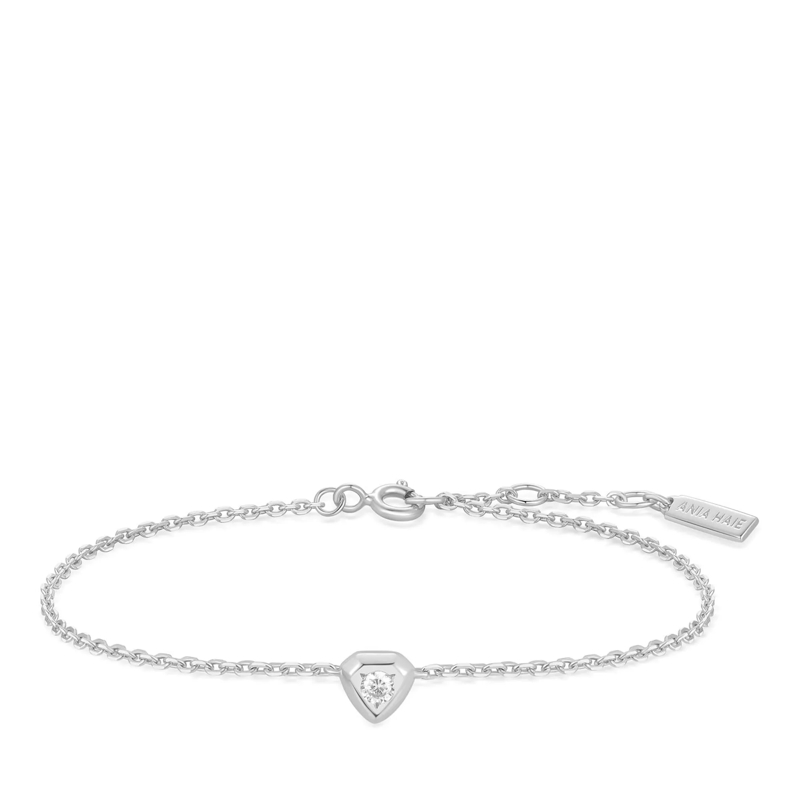 Ania Haie Armband 925er Sterlingsilber Tiny Shield silber