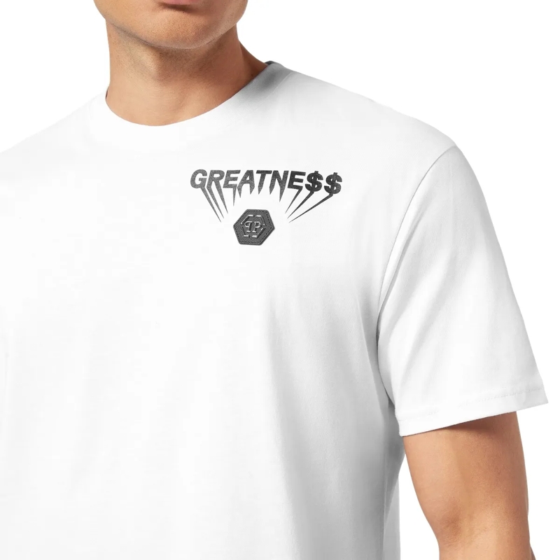 Philipp Plein T-Shirt T-Shirt Rundhalsausschnitt Ss weiss(Image 5)