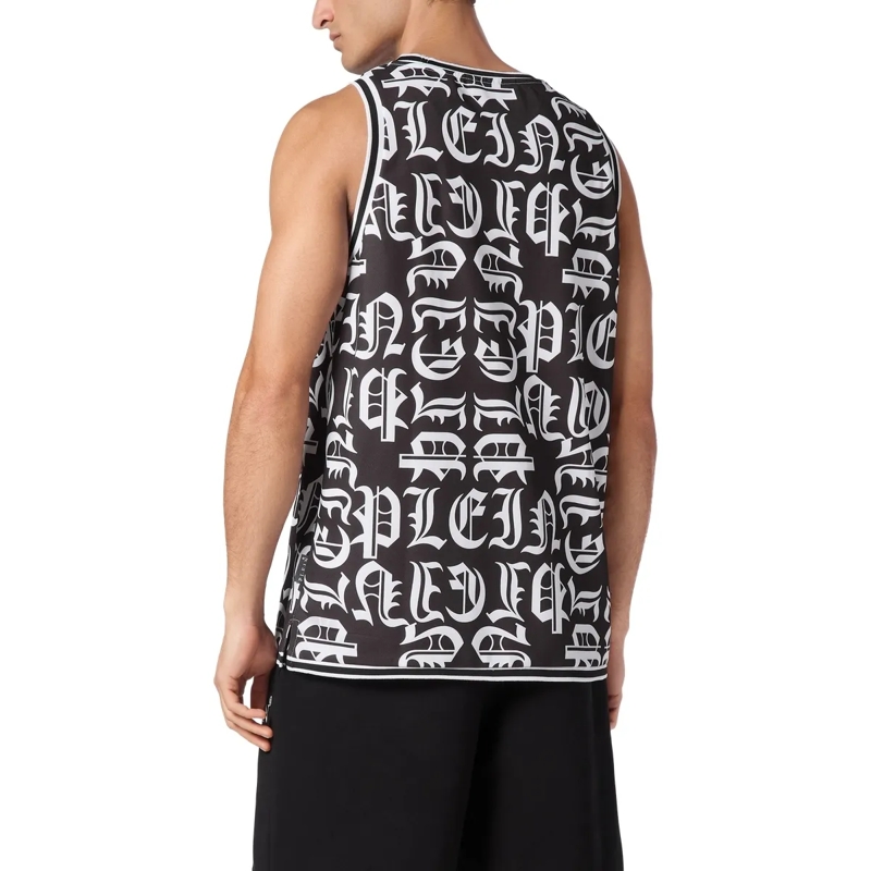 Philipp Plein Top Tanktop Gothic Plein schwarz(Image 2)