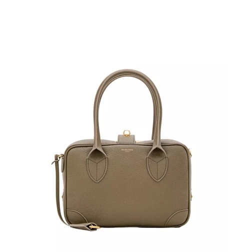 Golden Goose Vita Leather Handbag Grey Sac à bandoulière