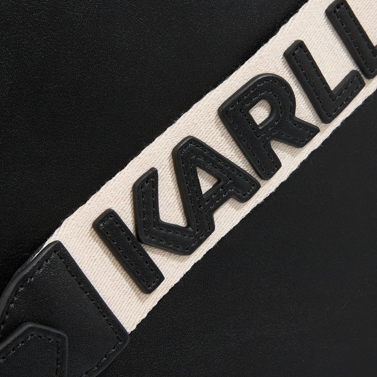 Karl Lagerfeld Shoppers & Totes K Circle Sm Tote Perforated in zwart