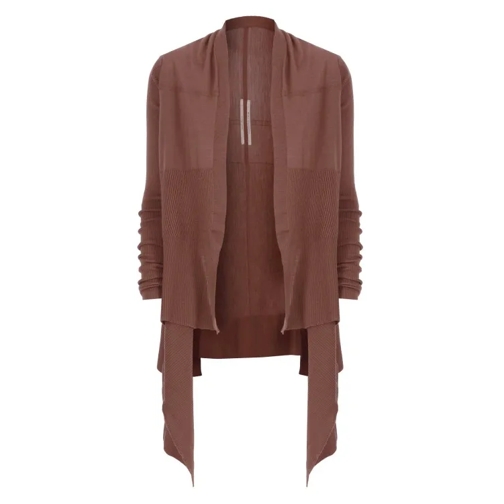 Rick Owens Brown Wool Cardigan Brown 