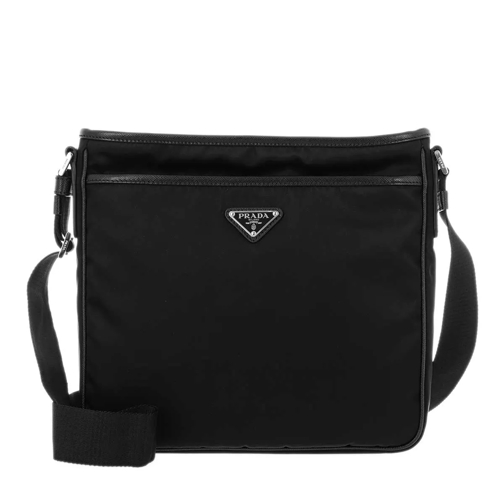 Prada Unisex Nylon Crossbody Bag Black Crossbody Bag