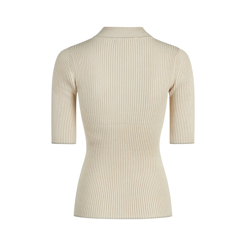 Marc Aurel  Pullover- mit silbernem Glanzgarn- Turtleneck- beige(Image 5)