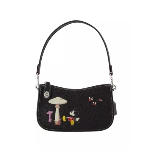 Coach Swinger 20 Disney Hobo Bag - Black - Leather Black Hoboväska