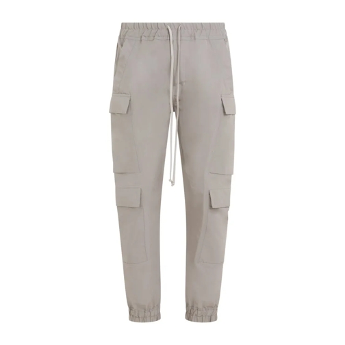 Rick Owens  Mastodon Grey Polyester Cargo Pants Grey