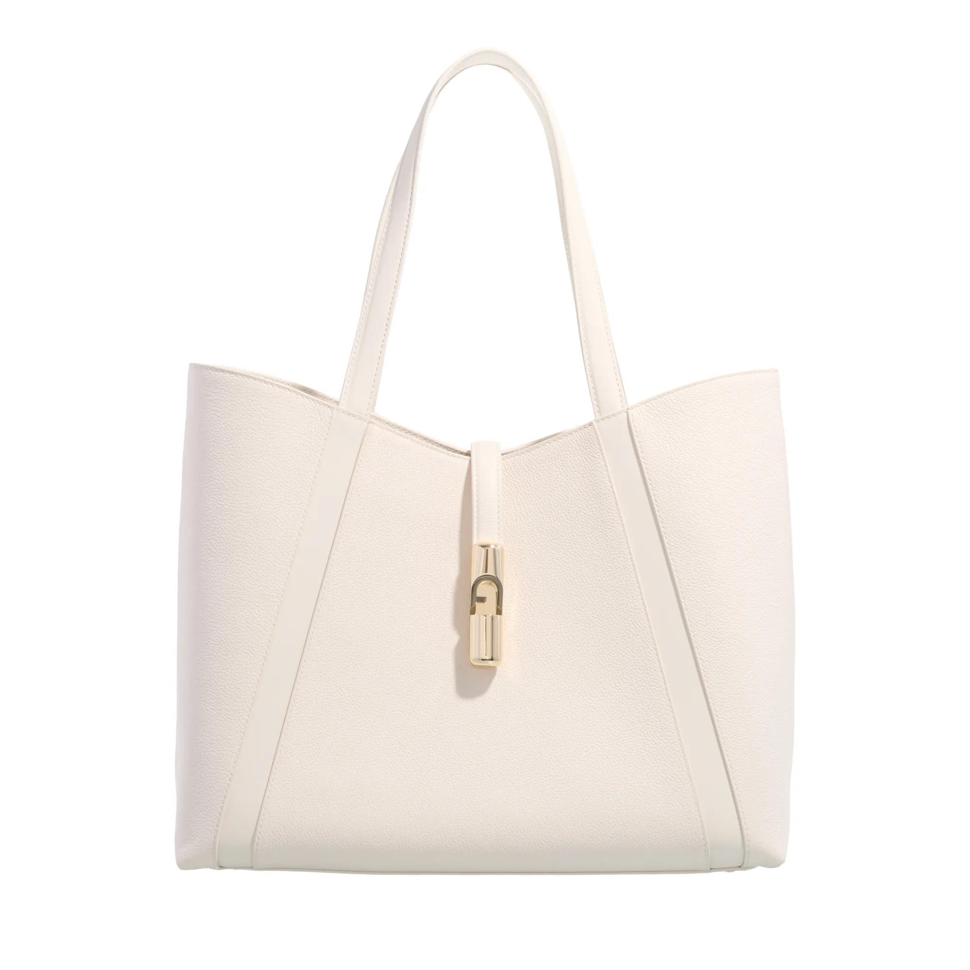 Furla Women's Creme Shoppers & Totes - Goccia Tote - Shoppers & Totes For Unisize