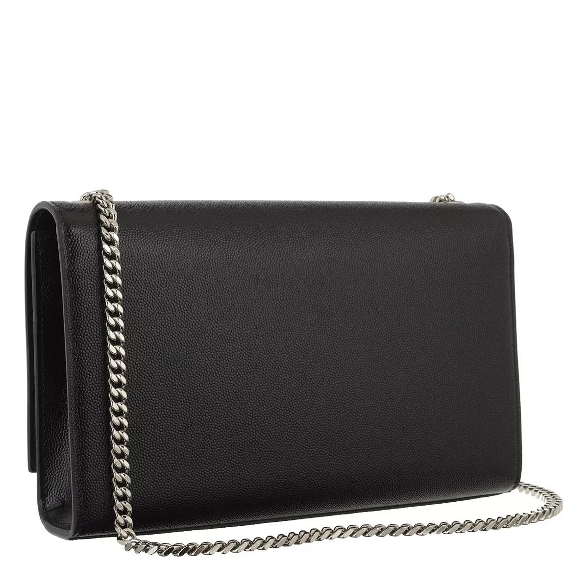 Saint Laurent Crossbody bags Kate Medium Crossbody Bag With Tassel Leather in zwart