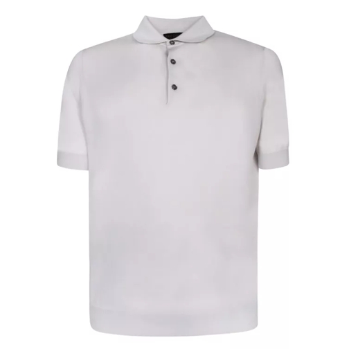 Dell'oglio Ice Cotton Polo Shirt Neutrals 