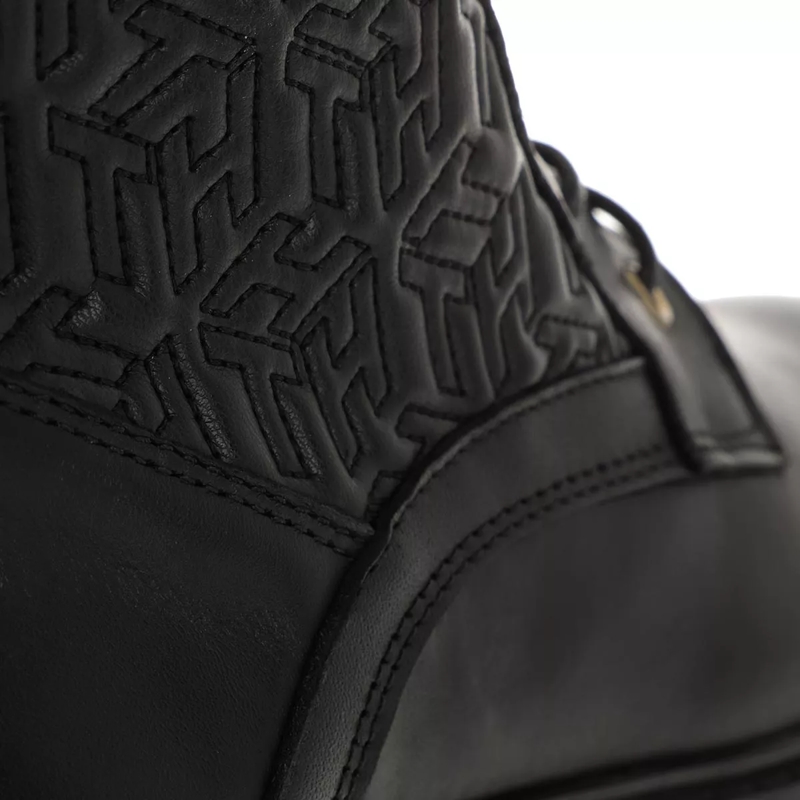Tommy Hilfiger Stiefeletten TH Monogram Lace Up Boot Black(Image 3)