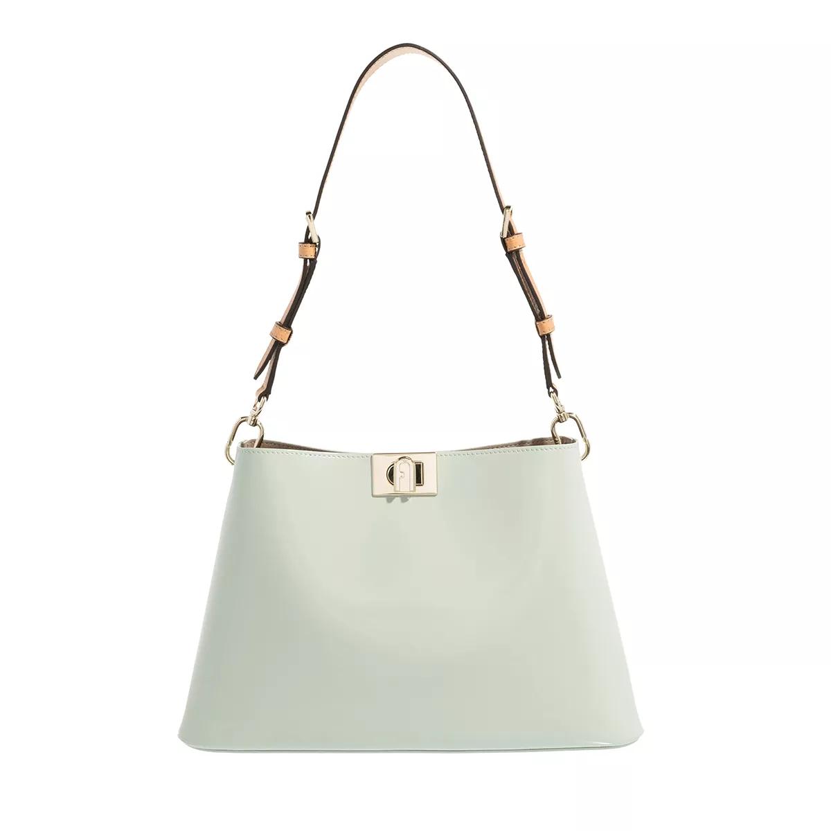 Furla Hobo Bag - Furla Fleur M Shoulder Bag - Gr. unisize - in Grün - für Damen