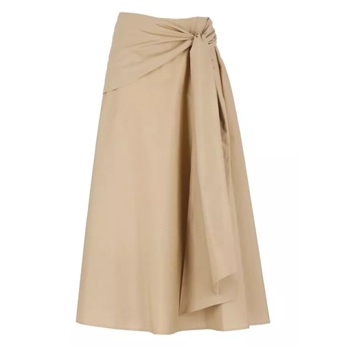 MSGM Cotton Skirt Neutrals 
