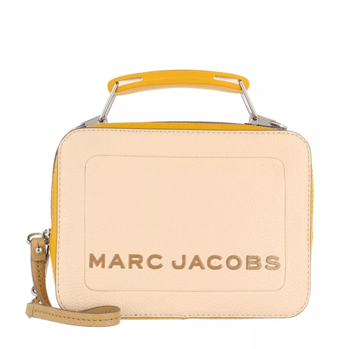 Marc Jacobs The Mini Box Bag Apricot Beige Satchel
