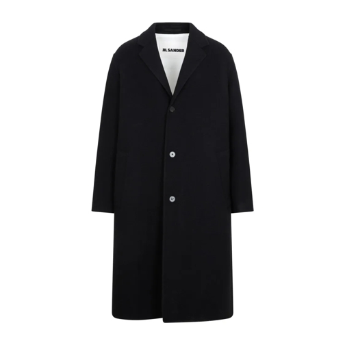 Jil Sander Trenchcoat Wool Sport Coat Black