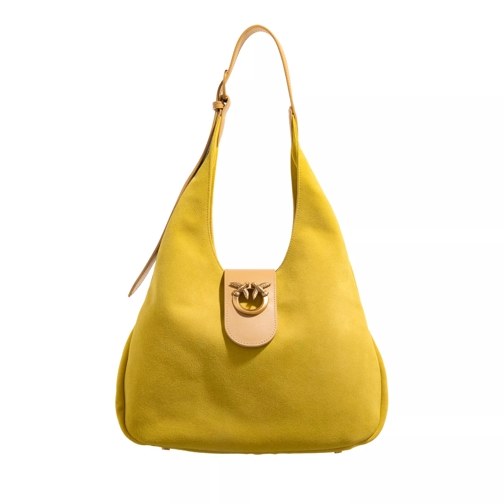 Pinko Hobo Mini Giallo Sole-Antique Gold Hobo Bag