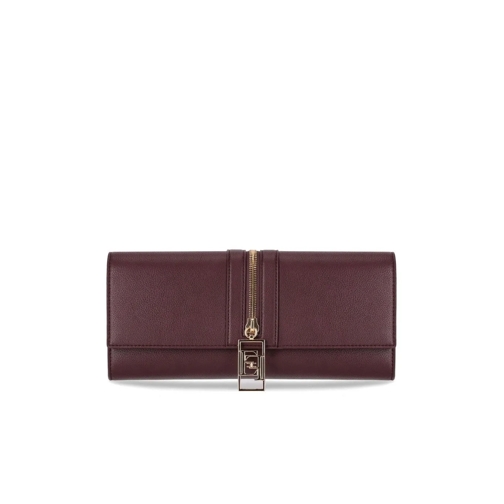 Elisabetta Franchi Fourre-tout ELISABETTA FRANCHI  ROUGE NOIR CLUTCH MIT REISSVER rot