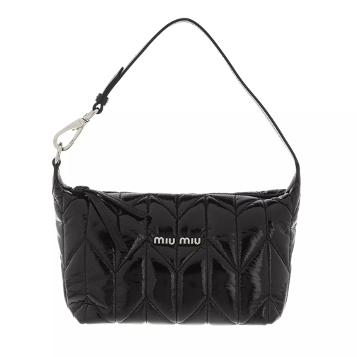 Miu Miu Miu Spirit Ciré Mini Bag  Black Pochette