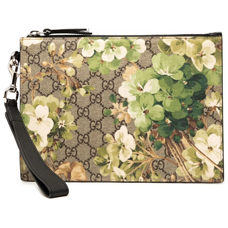 Gucci Clutch GG Supreme Blooms Clutch braun