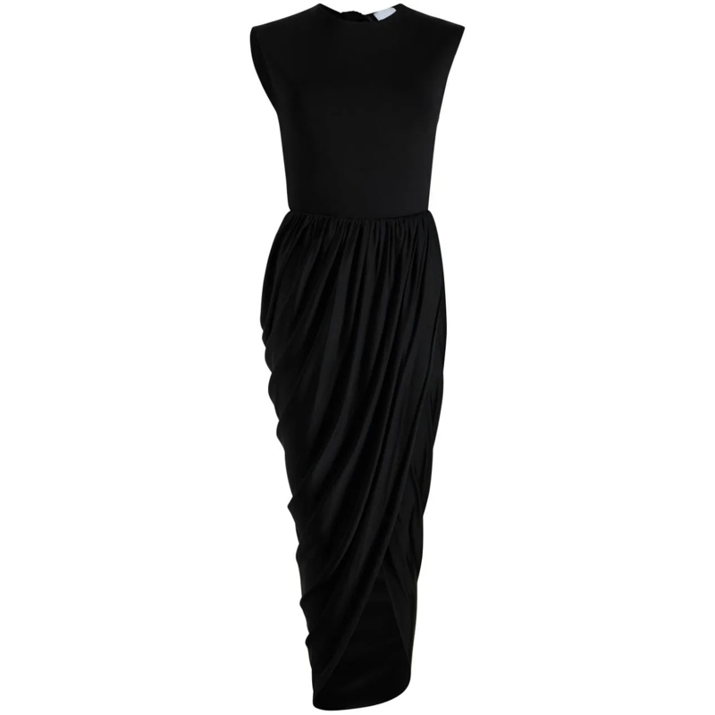 Patou Robe midi Dresses Black schwarz