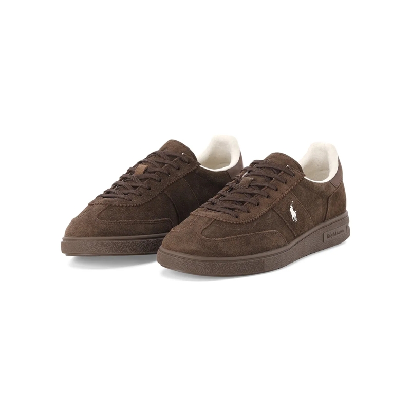 Polo Ralph Lauren Schnürschuhe Sneaker aus Rindsleder weiß(Image 3)