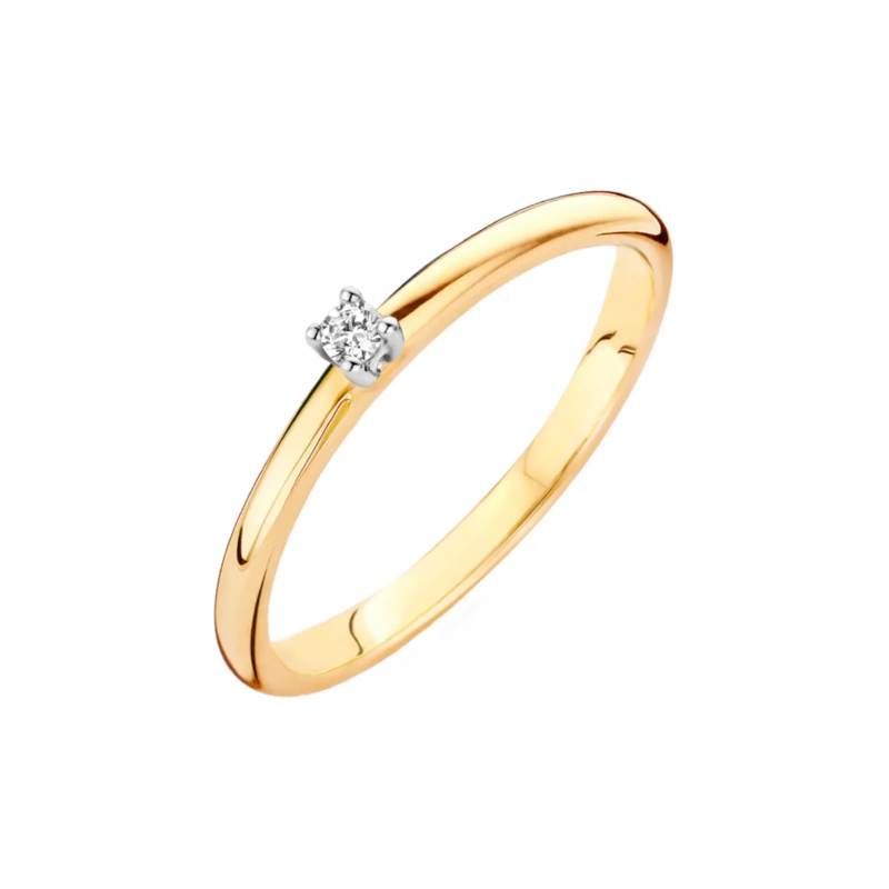 Blush Bague Diamonds 585 Gold Ring Gold