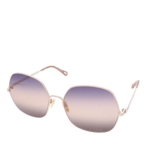 Chloé Sonnenbrille CH0282S-002 Gold-Gold-Blue