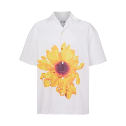 J.W.Anderson Chemises Hemd mit Blumen-Print white white