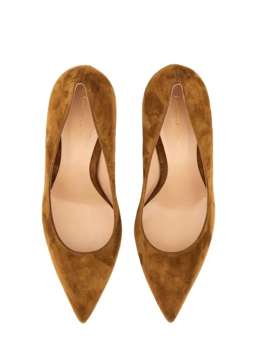 Thumbnail - Gianvito Rossi Hohe Schuhe - "Gianvito 85" Décolleté - Gr. 37,5 (EU) - in Braun - für Damen