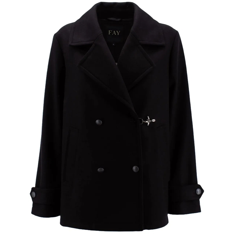 Fay Doudoune Coats Black schwarz