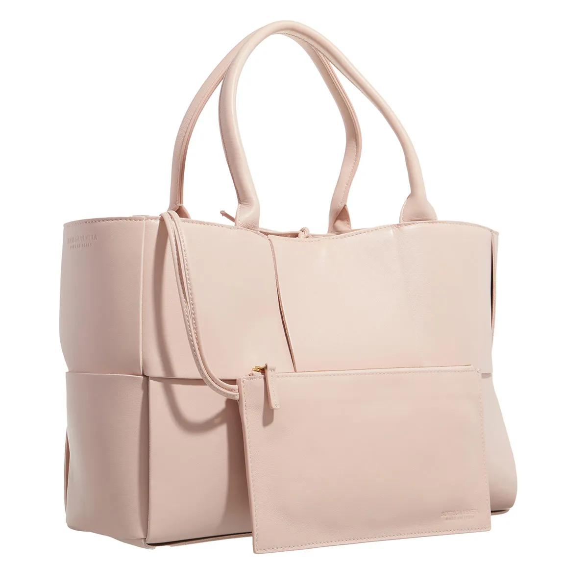 Bottega Veneta Totes & shoppers Arco Medium Tote Bag in poeder roze