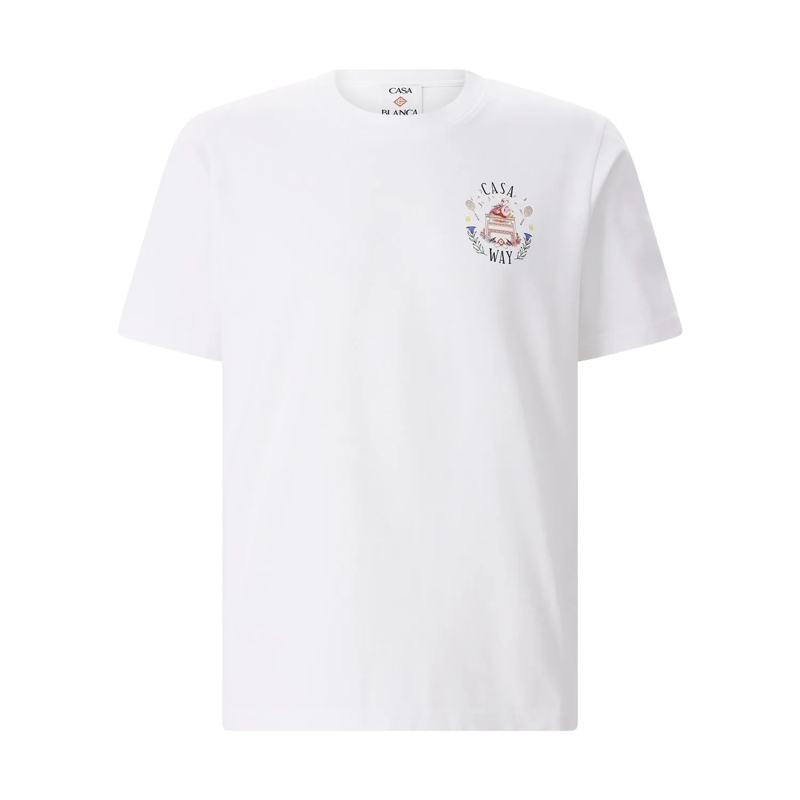 Casablanca T-shirt T-Shirt mit Logo weiß