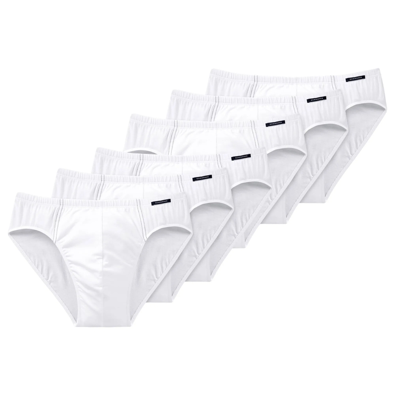 SCHIESSER  6er Pack weiss
