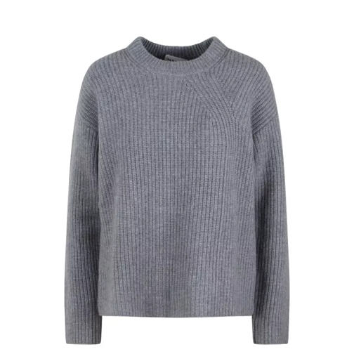 P.A.R.O.S.H. Cashmere Crewneck Sweater Grey 