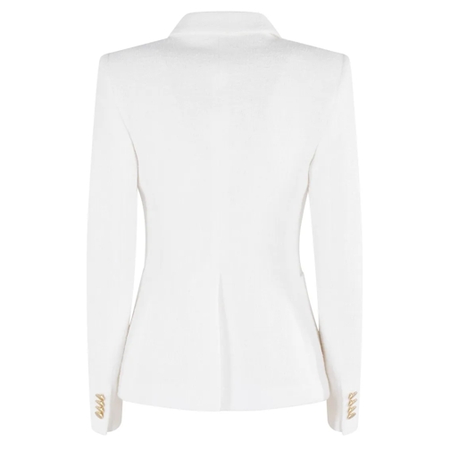 Tagliatore Blazer White Double Breasted Jacket White (Image 2)