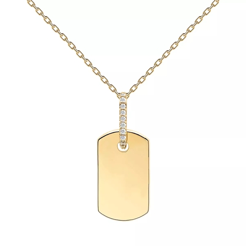 PDPAOLA Talisman Necklace Yellow Gold Mittellange Halskette