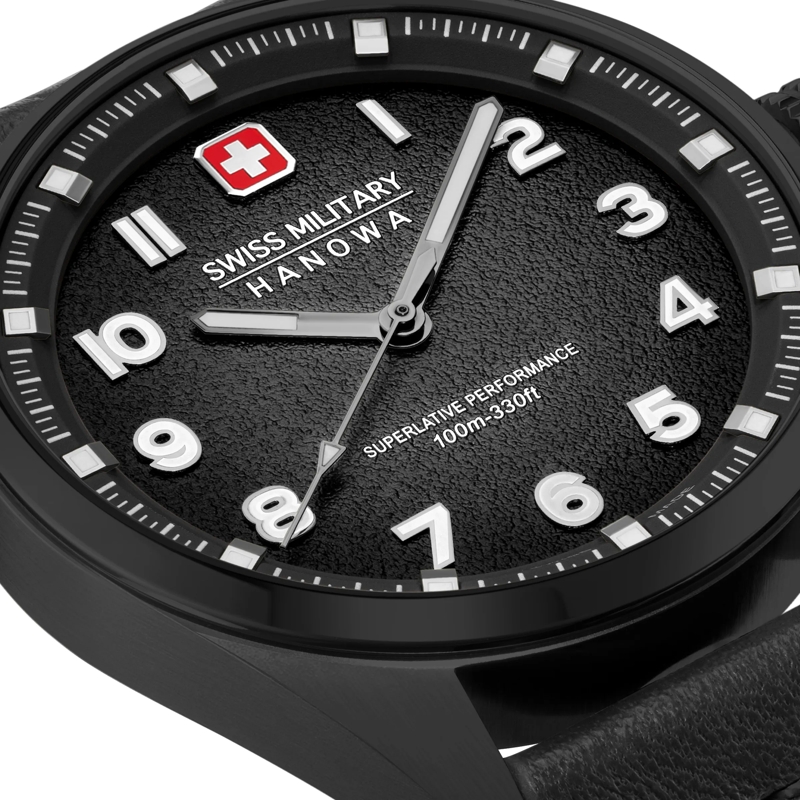 Swiss Military Hanowa Automatikuhr Quarzuhr Greyhound schwarz(Image 5)