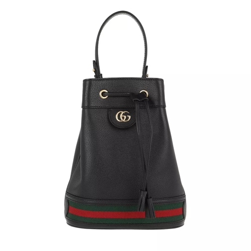 Gucci Ophidia Small Bucket Bag Leather Black Bucket Bag